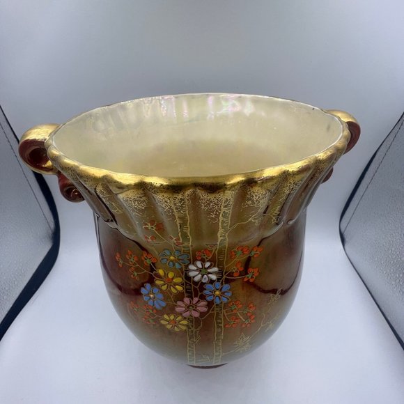 7 inch Tumbling Flowers Vase Crown Devon Fieldings - Picture 6 of 8